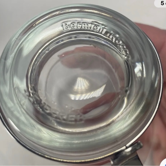 BORMIOLI 3 Glasses W/stainless steel 8oz glass Mug ITALIAN COFFEE ESPRESSO - Picture 7 of 12